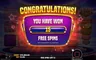 Free spins screen