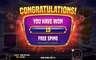 Free spins screen