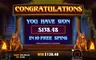 Free spins screen