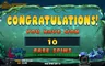 Free spins screen