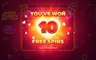 Free spins screen