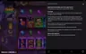 Info / About screen