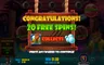 Free spins screen