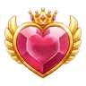 Pink multiplier heart