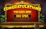 Free spins screen