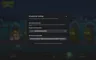 Info / About screen