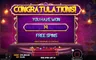 Free spins screen