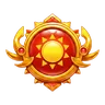 Sun badge