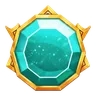 Teal gem