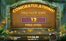 Free spins screen