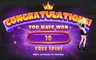 Free spins screen
