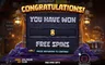 Free spins screen