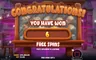 Free spins screen