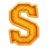 'S' honeycomb emblem