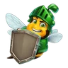 Green Knight Bee