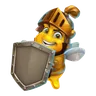 Yellow Knight Bee
