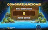 Free spins screen