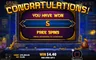 Free spins screen