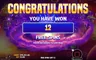 Free spins screen