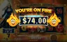 Free spins screen
