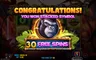 Free spins screen