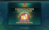 Free spins screen