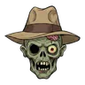 Zombie in tan fedora (lower tier)
