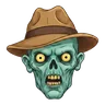 Zombie in tan fedora (higher tier)