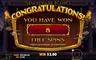Free spins screen