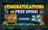 Free spins screen