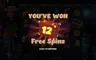 Free spins screen
