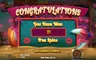 Free spins screen
