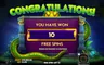 Free spins screen