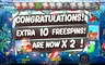 Free spins screen