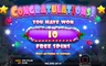 Free spins screen