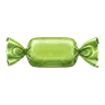 Green wrapped candy