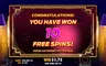 Free spins screen
