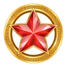 Red Scatter Star