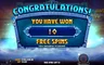Free spins screen