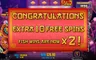 Free spins screen