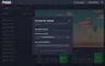 Info / About screen