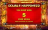 Free spins screen