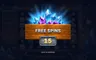 Free spins screen