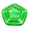 Green gem candy