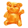Orange gummy bear