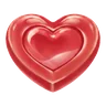 Red heart candy