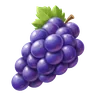 Purple/blue grapes