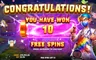 Free spins screen