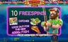 Free spins screen