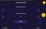 Autoplay settings